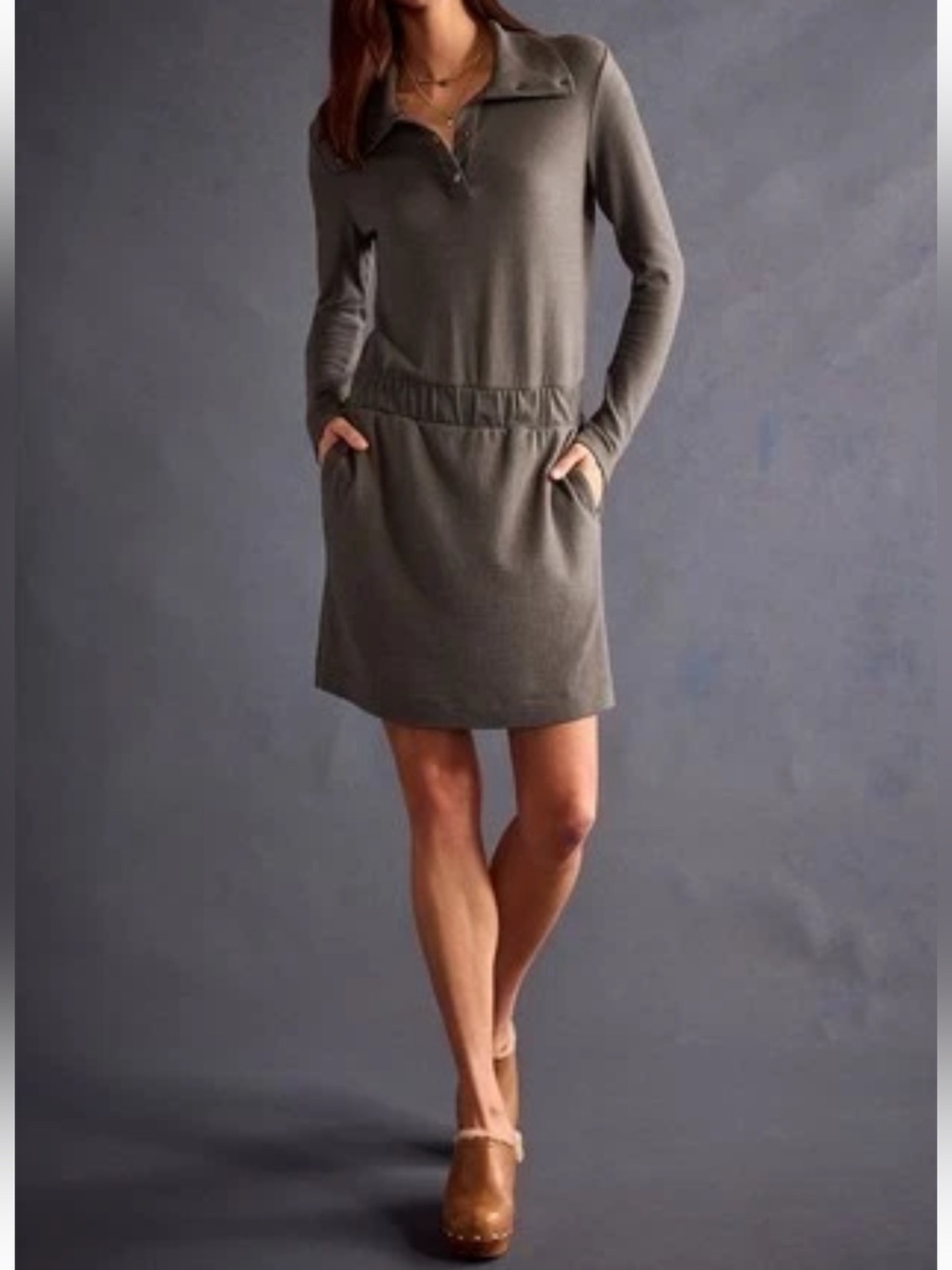 CAbi Army Green Haven Dress NWT Sz M